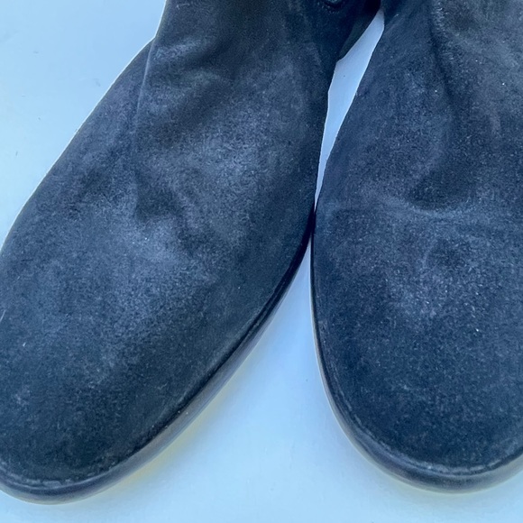 Walk London Men’s Suede Chelsea Black Boot Size 11 - Picture 4 of 5